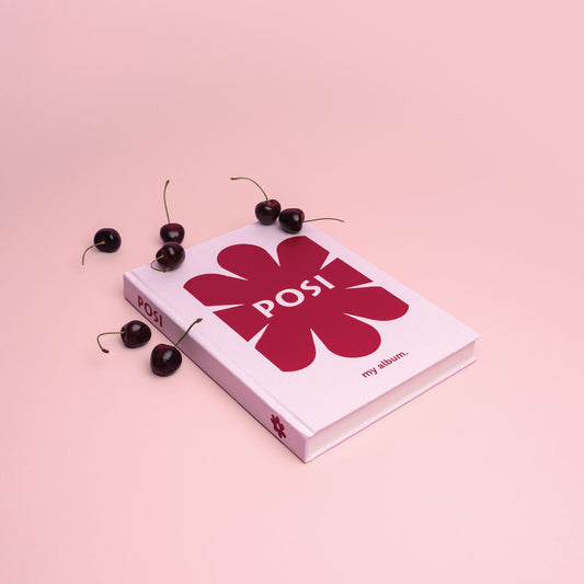 POSI Coffee Table Photo Album | Cherry Linen