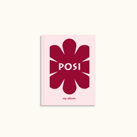 POSI Coffee Table Photo Album | Cherry Linen
